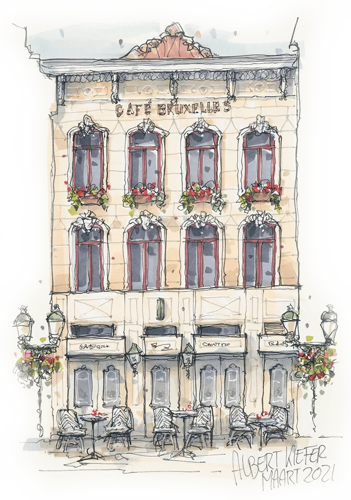 Bruxelles, foto van de zaak zelf