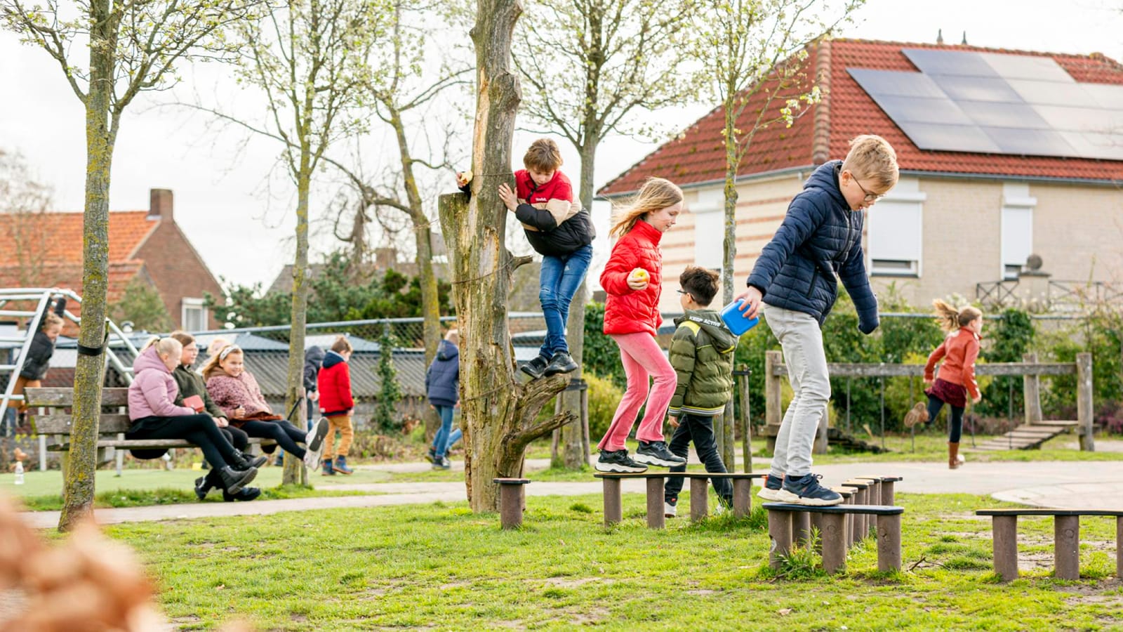 De Schakel, foto van de locatie zelf