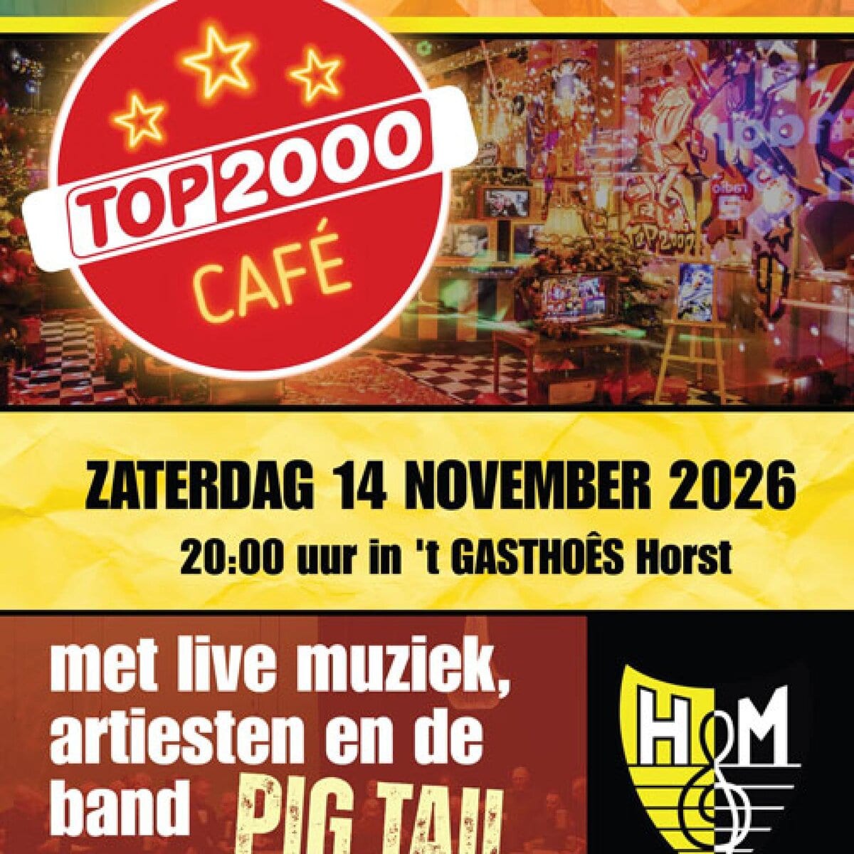 TOP-2000 café, beeld van de organisator