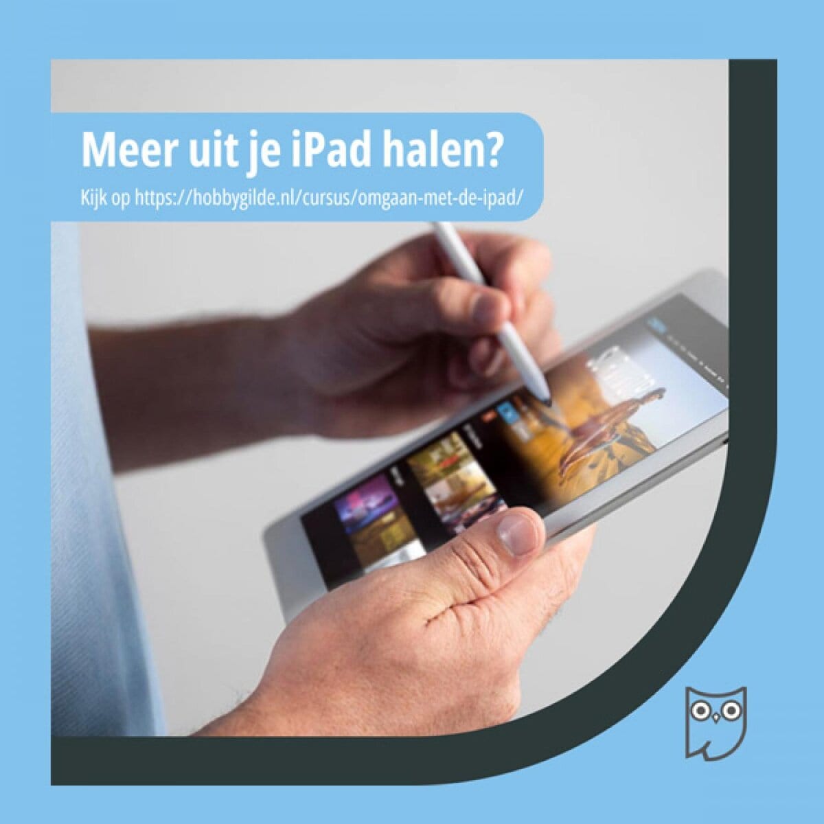 Cursus: Meer uit je iPad halen?, beeld van de organisator