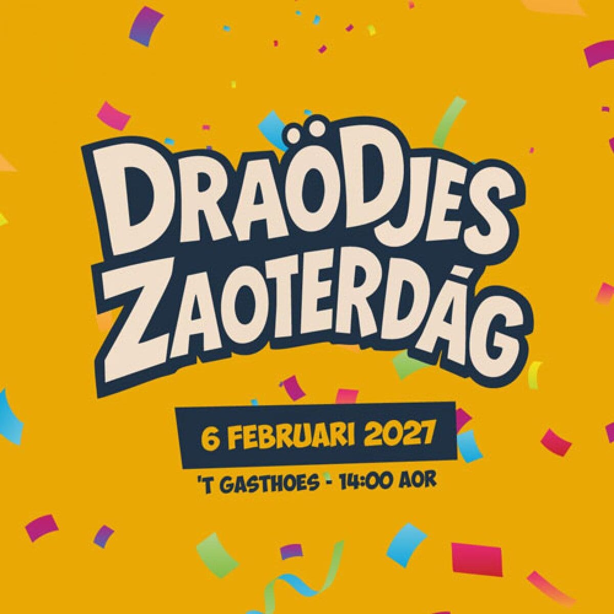Draödjes Zaoterdág, beeld van de organisator