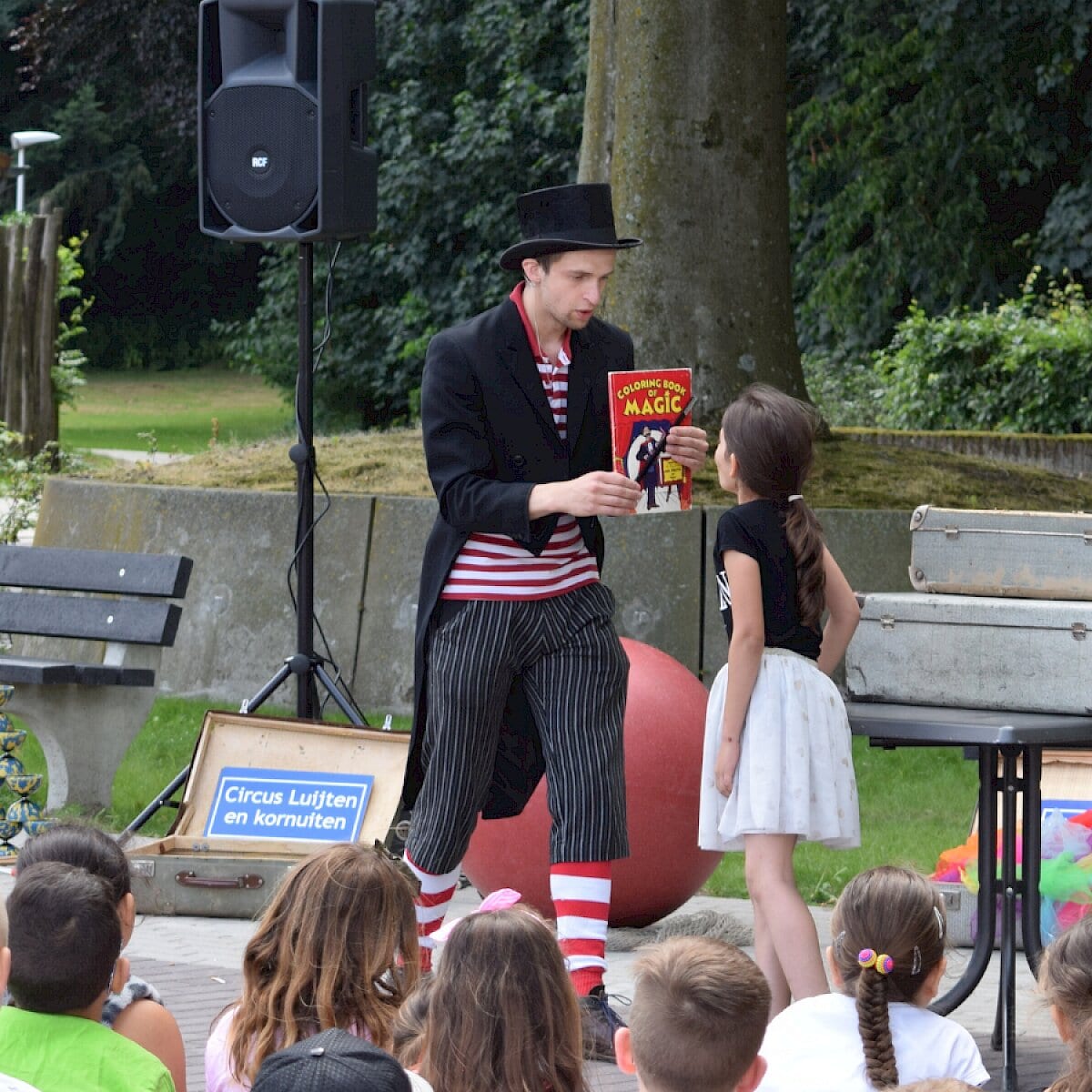 Circusworkshop, beeld van de organisator