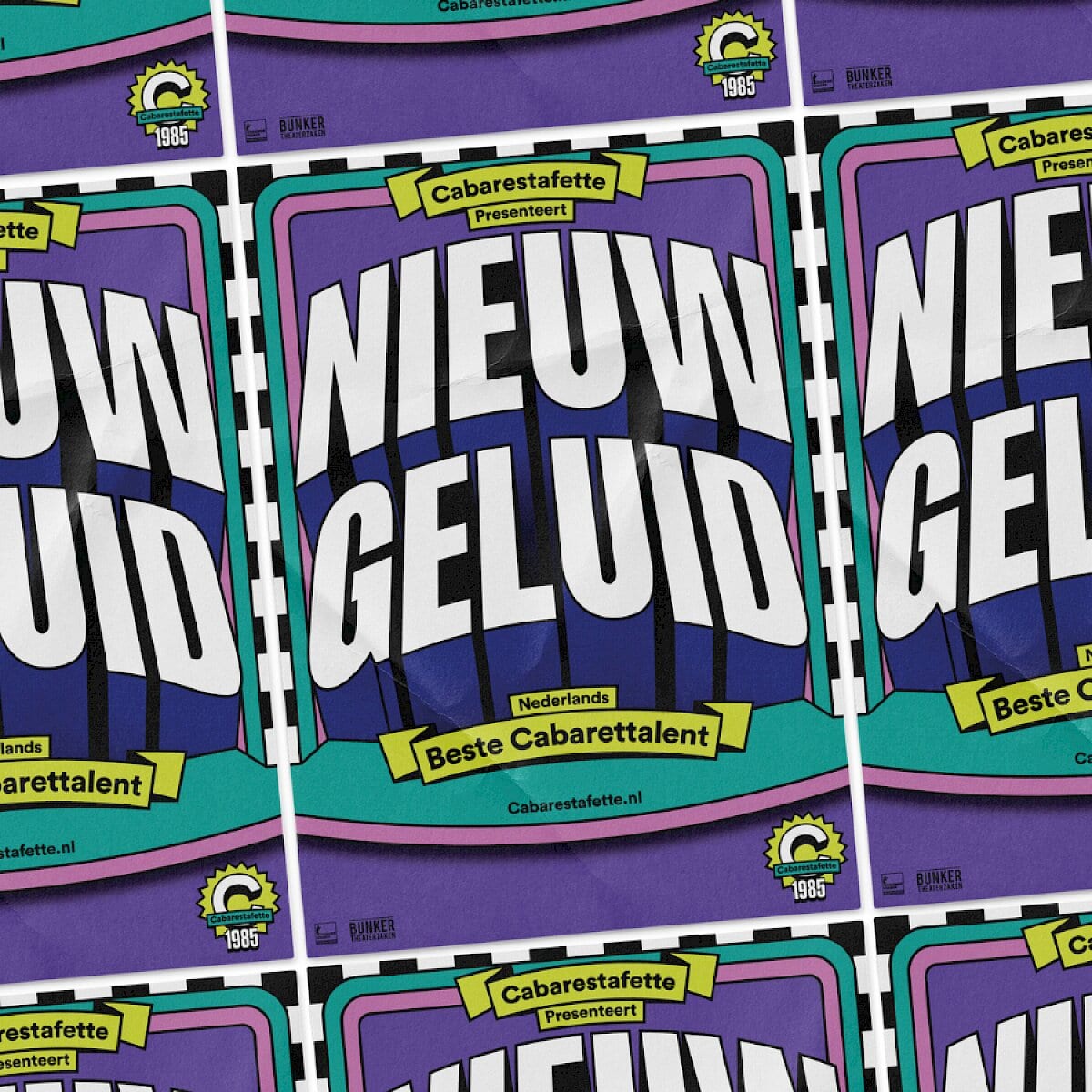 Cabarestafette, beeld van de organisator
