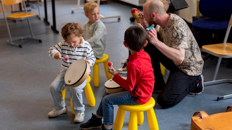 Kleuterpop 4-6 jaar, beeld van de organisator
