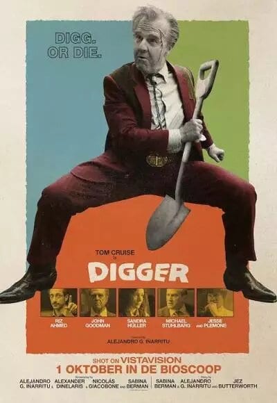 Digger, beeld van de organisator