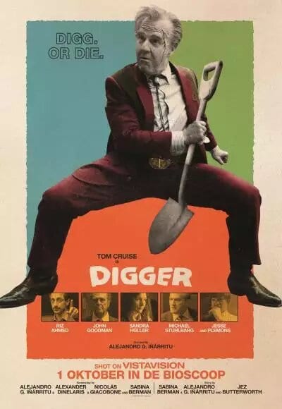 Digger, beeld van de organisator