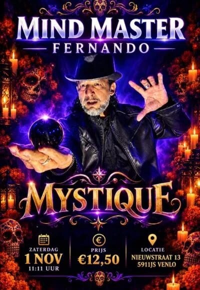 Mind Master Fernando ..., beeld van de organisator